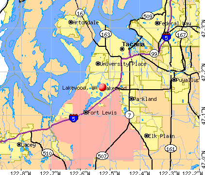 Lakewood Washington WA Profile Population Maps Real Estate CM532.