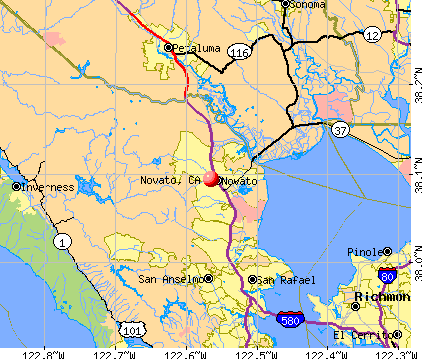 Novato California CA 94947 94949 Profile Population Maps Real Cm717 