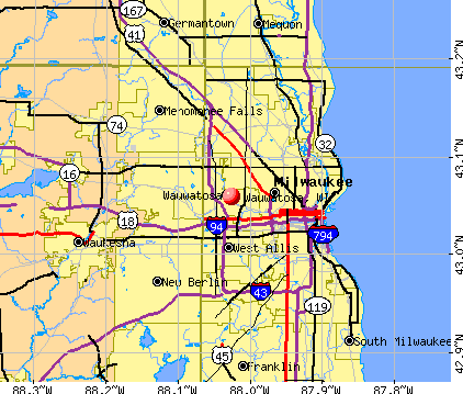 Wauwatosa Wisconsin WI 53226 Profile Population Maps Real Estate Cm726 