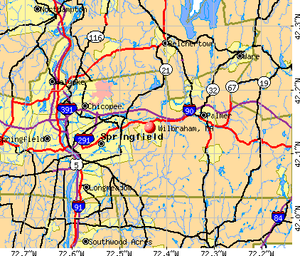 Wilbraham MA 01095 Profile Population Maps Real Cm7505 