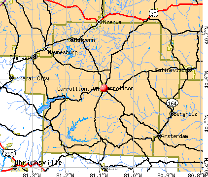 West Carrollton City Map Cm7992 