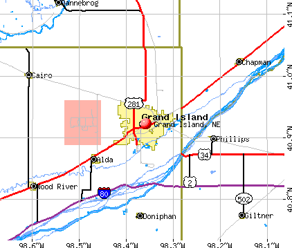 Grand Island Nebraska NE 68801 68803 Profile Population Maps CM807.