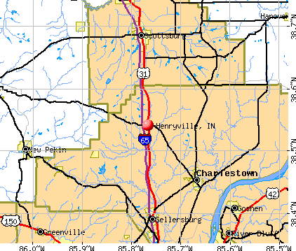 Henryville Indiana IN 47126 47143 Profile Population Maps Real Cms3609 