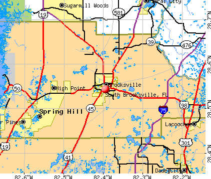 Brooksville Florida Map Cms4248 