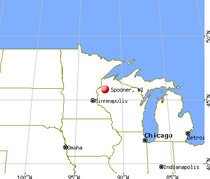 Spooner, wisconsin (wi 54801) profile: population, maps, real estate