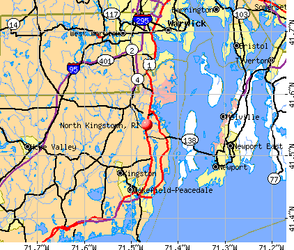 North Kingstown Rhode Island RI 02852 Profile Population Maps CMU1244.