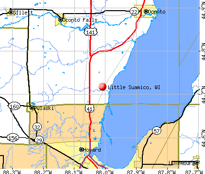 Little Suamico Wisconsin WI 54141 Profile Population Maps Real Cmu1723 