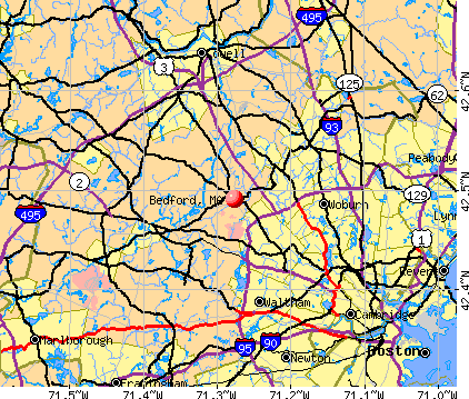 The height of downtown living. Bedford, Massachusetts (MA 01730) profile: population