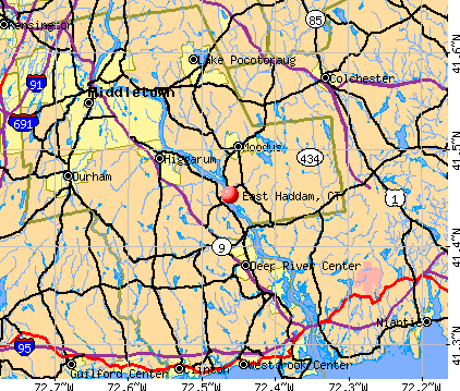 East Haddam Connecticut CT 06423 Profile Population Maps Real Cmu54 
