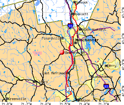 Bedford New Hampshire NH 03110 Profile Population Maps Real Cmu686 