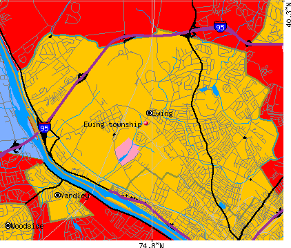 Ewing Township Zoning Map Tnm12461 