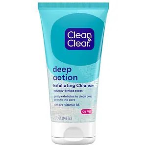 Clean & Clear Deep Action Exfoliating Scrub, Oil-Free- 5 oz
