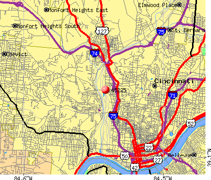 Still, if you're looking for a slight break on hotel rates, winter is the time to visit. Cincinnati Ohio Zip Code Map - Maps Catalog Online
