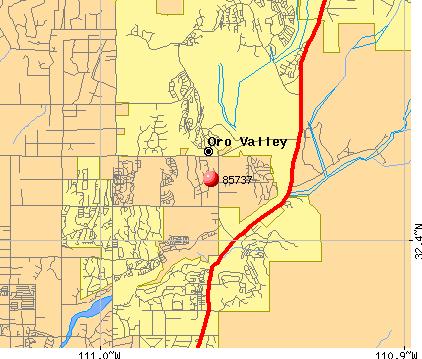 Oro Valley Arizona Map Zma28439 