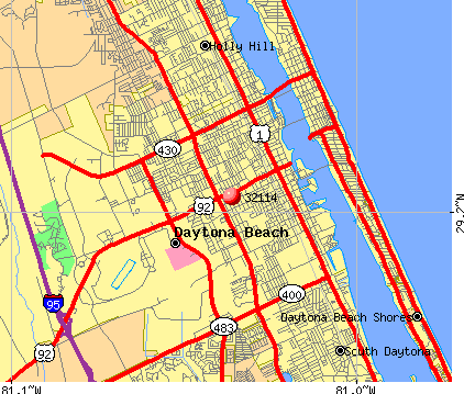 Daytona Zip Code Map Oconto County Plat ZMA9869.