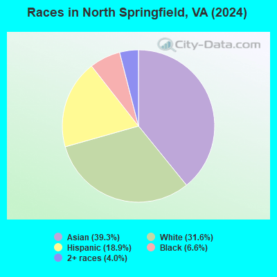 North Springfield Virginia VA 22151 Profile Population Maps Real Races North Springfield VA 