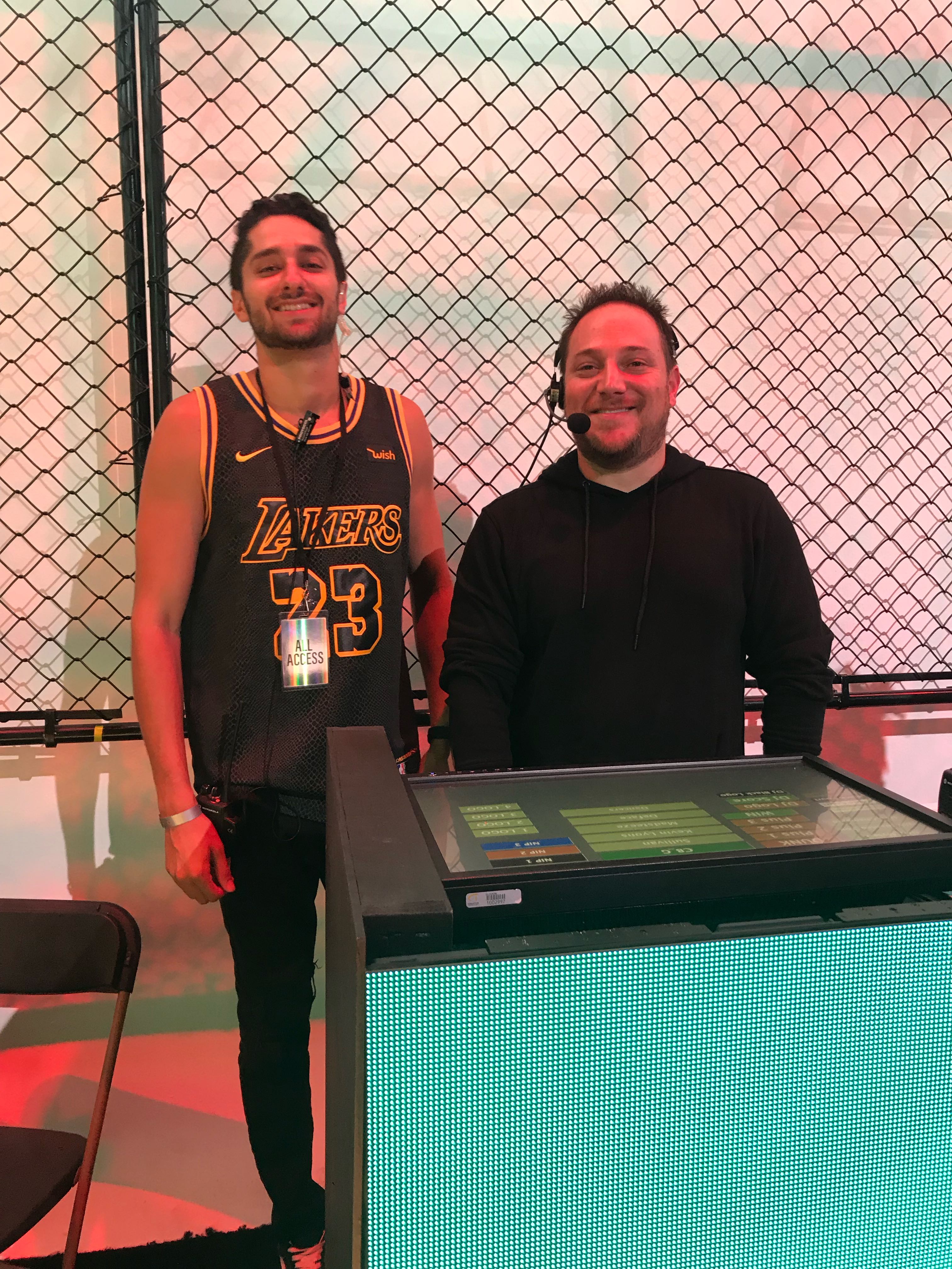 Ronnie Takidin & Daniel Harbatkin at the EA  x NBA Live 19 Event