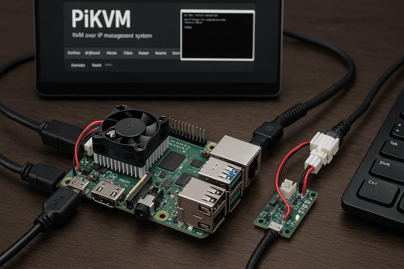 PiKVM Raspberry Pi 4 KVM Control