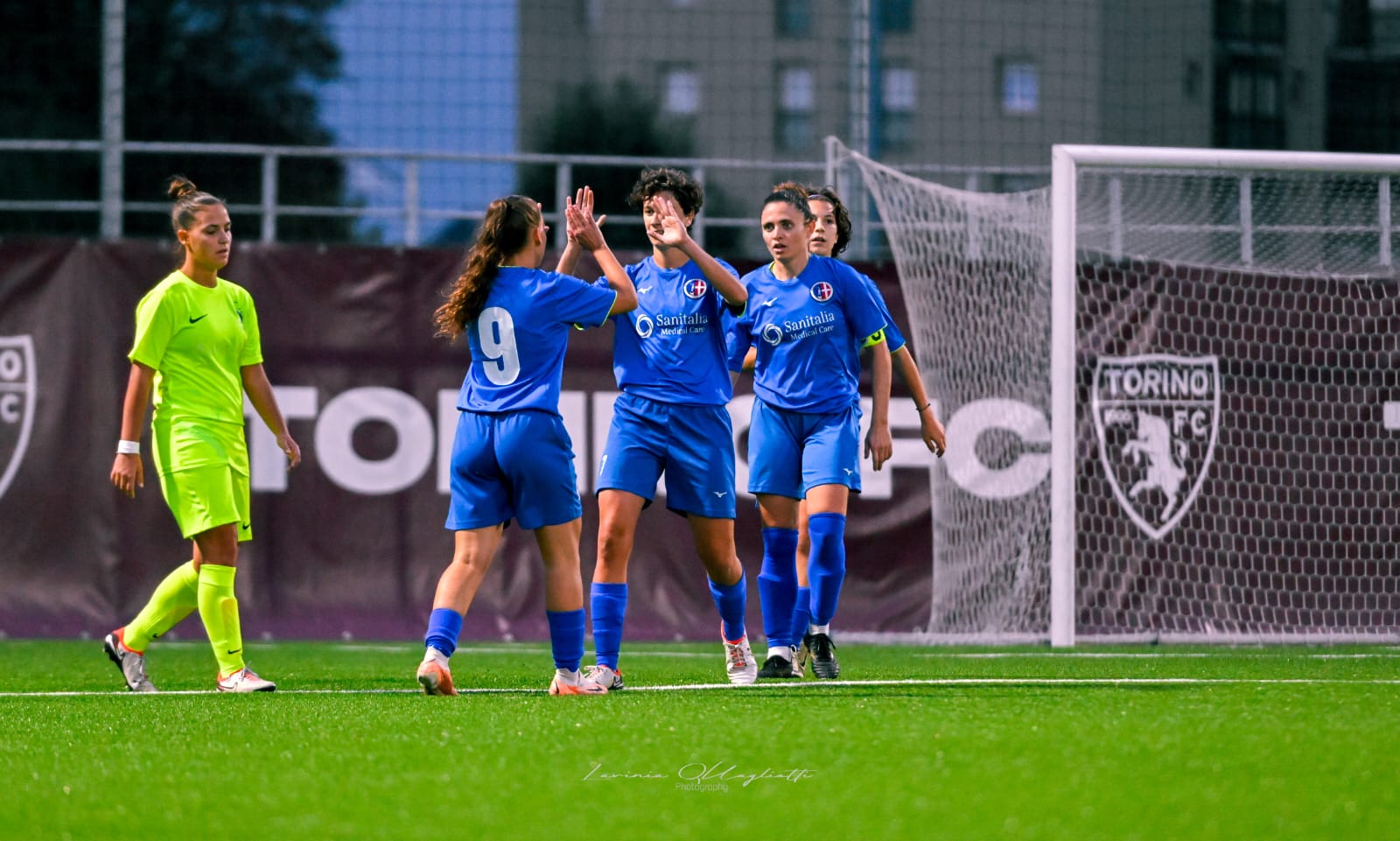 Moncalieri femminile, vittoria schiacciante sul Sedriano: 7-3 e primo posto in classifica (Foto)