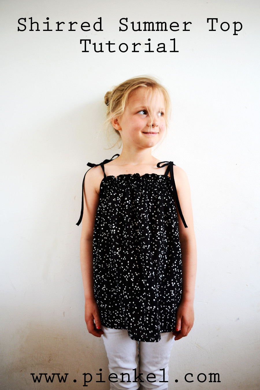 shirred summer dress