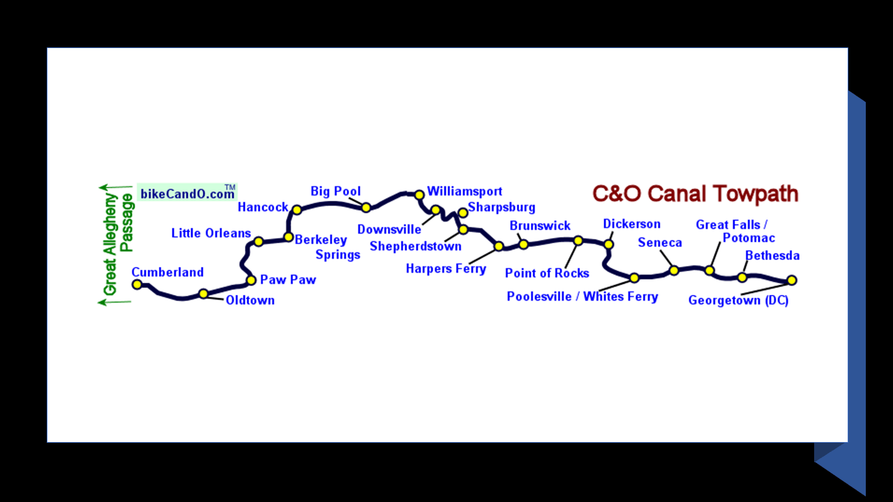 C O Canal Towpath Map Revealing What Has Been Hidden In Front Of Our Eyes C O Canal Towpath Map 