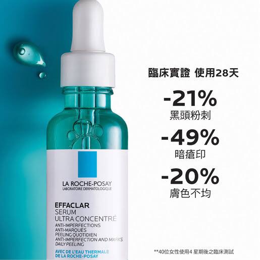 La Roche-Posay - EFFACLAR全效抗瑕抗痘煥膚精華 30ml (另附送温泉浄頻卸妝水50ml)：圖片 2