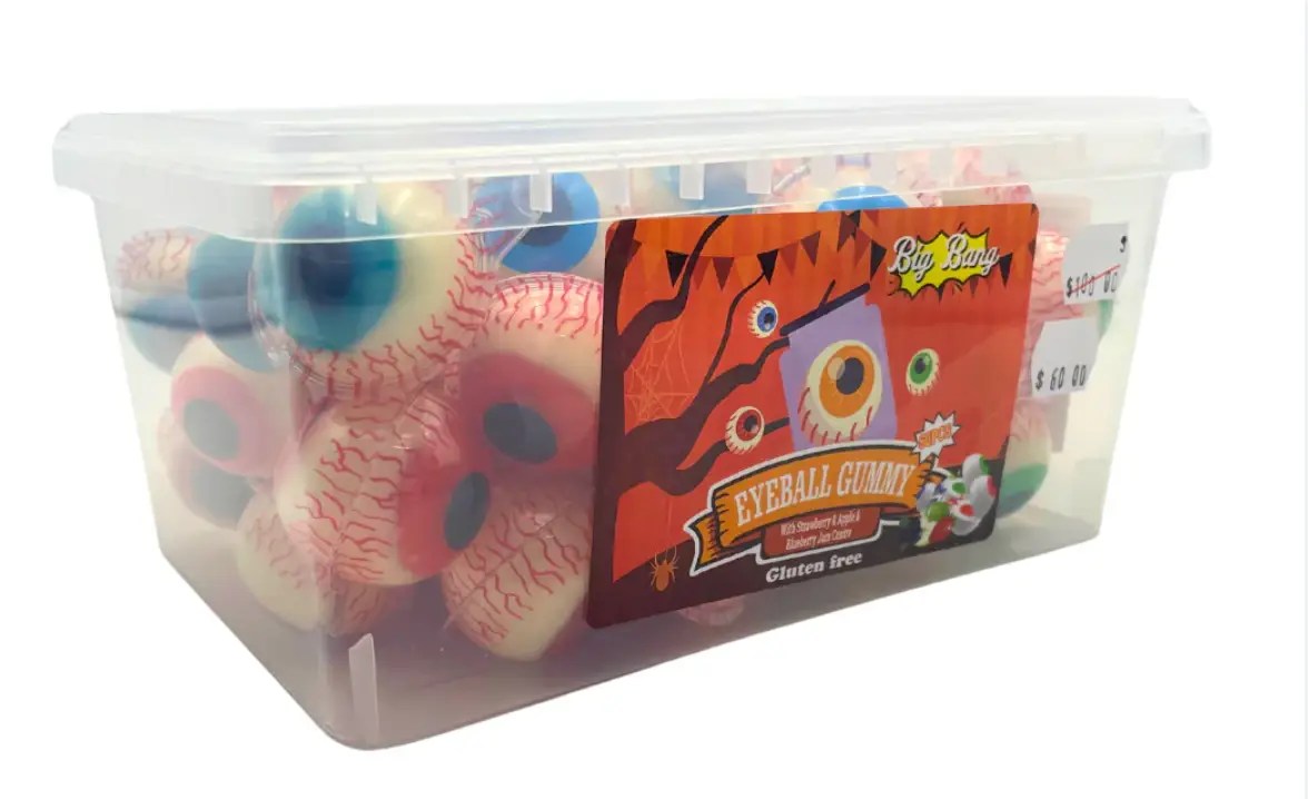 Big Bang Jam Filled Gummy Eyeballs 50 x 8