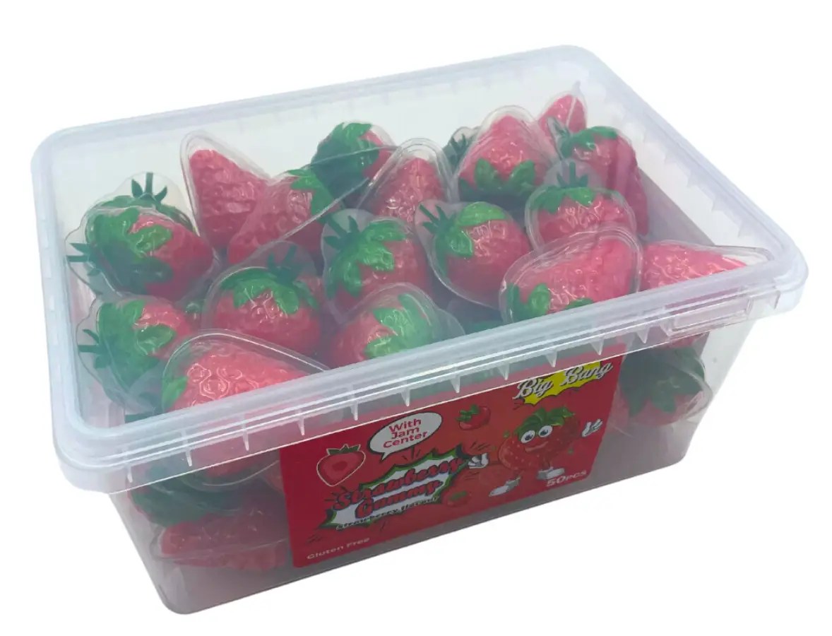 Big Bang  Box Jam Filled Strawberry Gummy  50