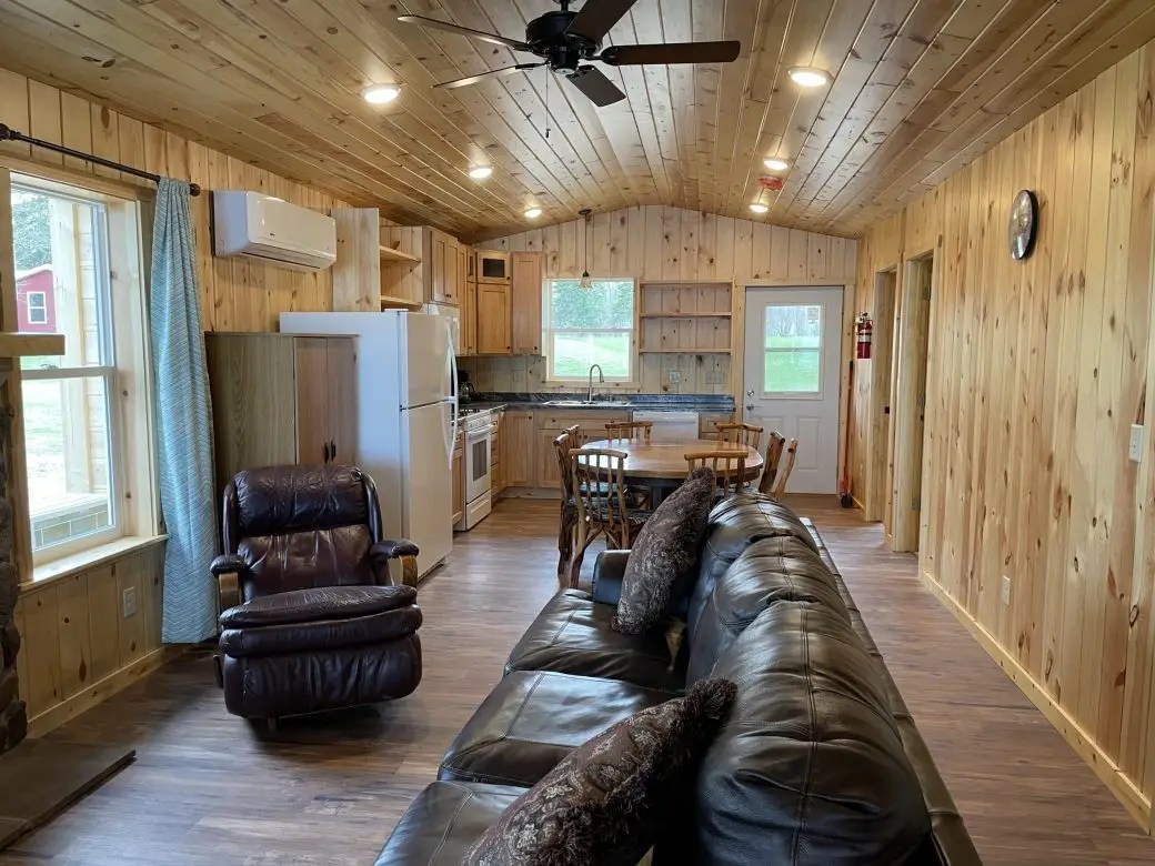 Living room to kitchen