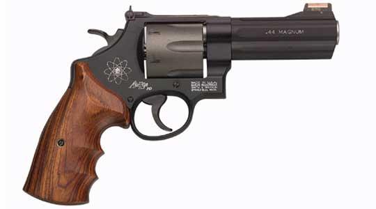 S&W M329PD Handgun .44 Rem Mag 6rd Capacity 4" Barrel  Scandium Frame Hi-Viz Front Sight