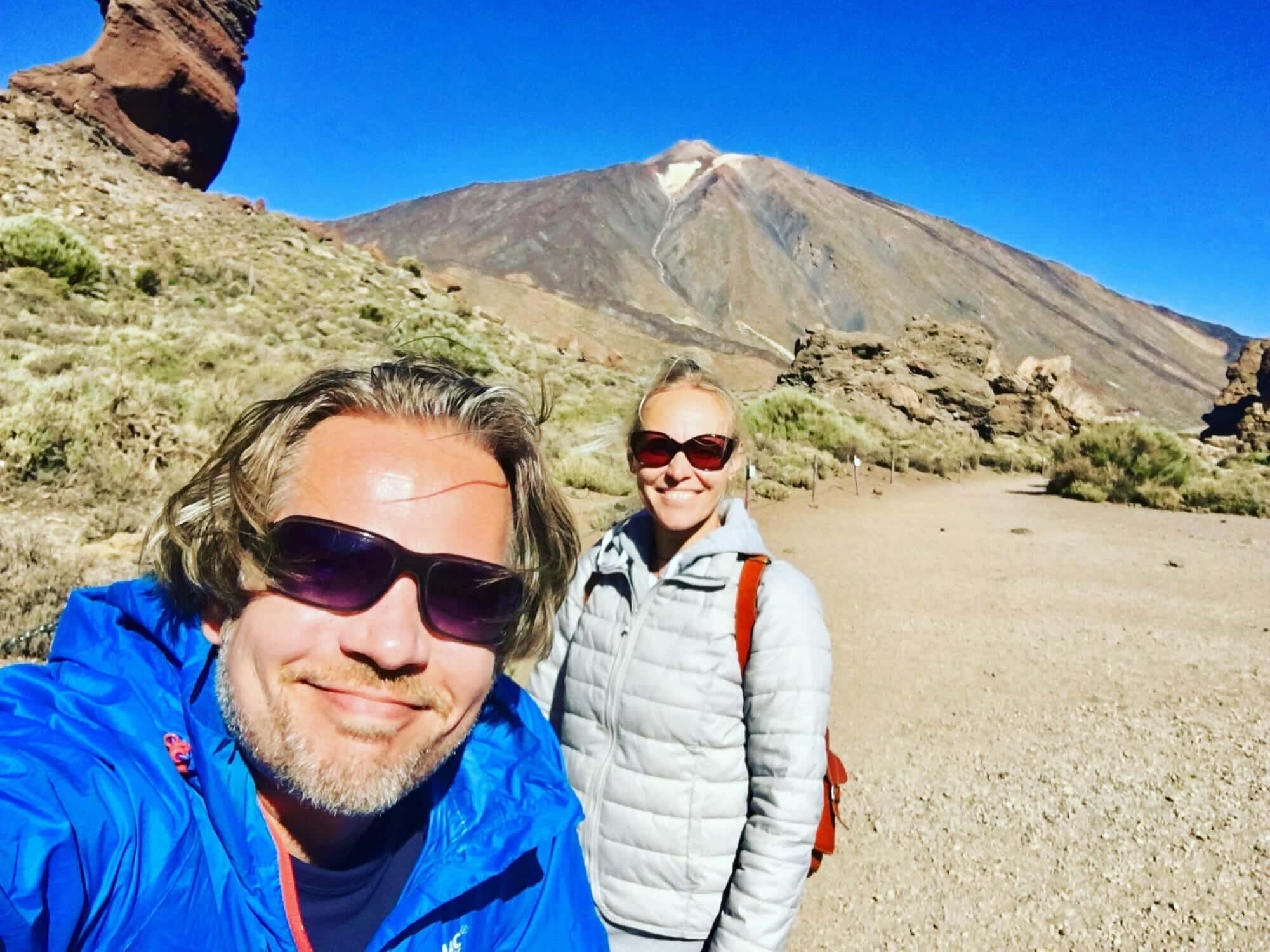 Teidellä, Teneriffalla.