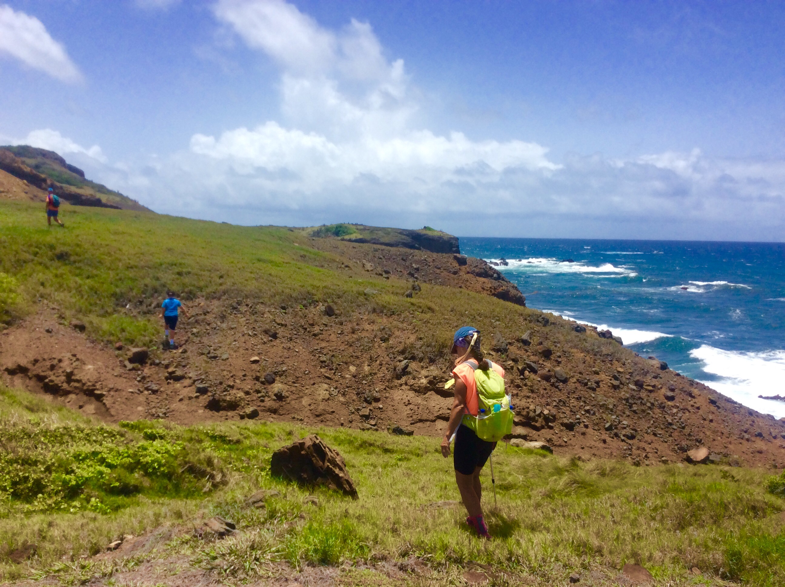 John, Ronan & Paulette, on the northeast coast of St. Lucia hike