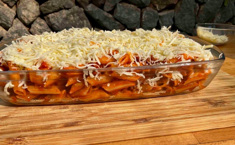 MACARRONES BOLOÑESA "AL GRATIN"