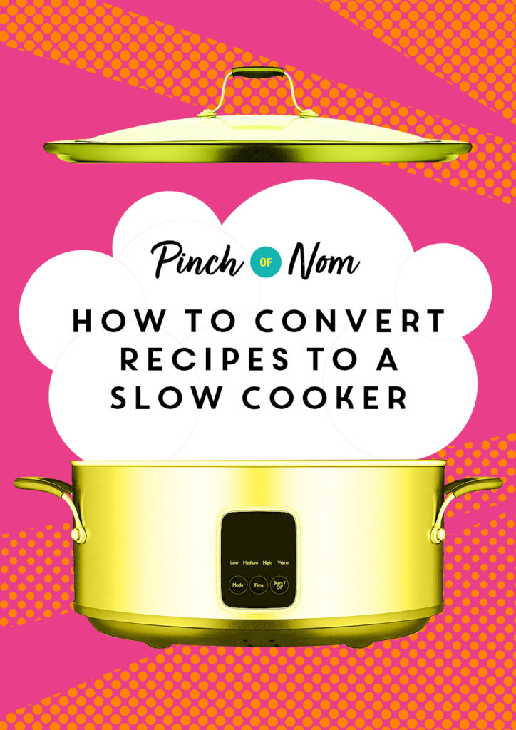 How to convert recipes to a slow cooker