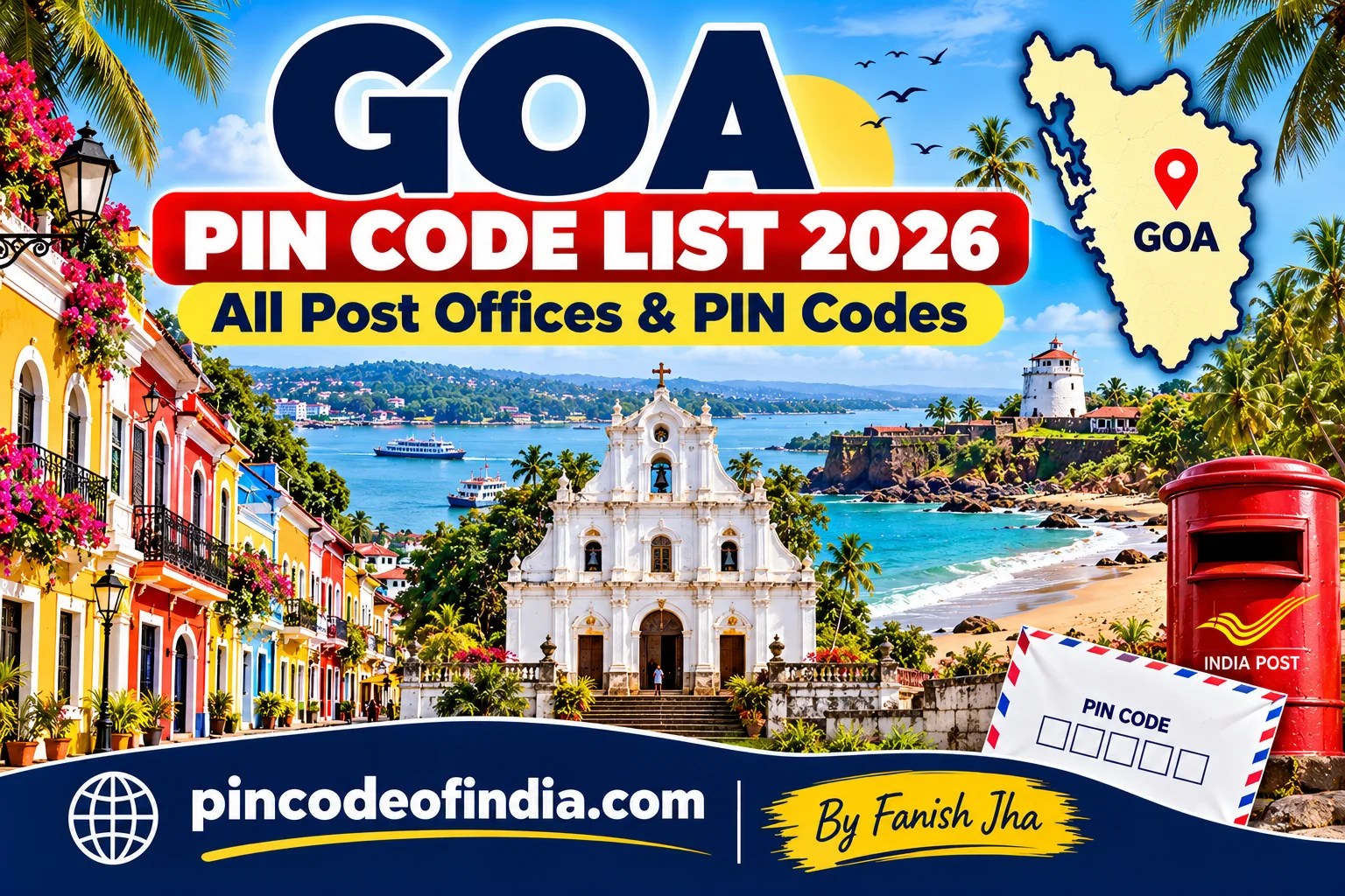 Goa Pin Code List 2026 – All Post Offices and PIN Codes