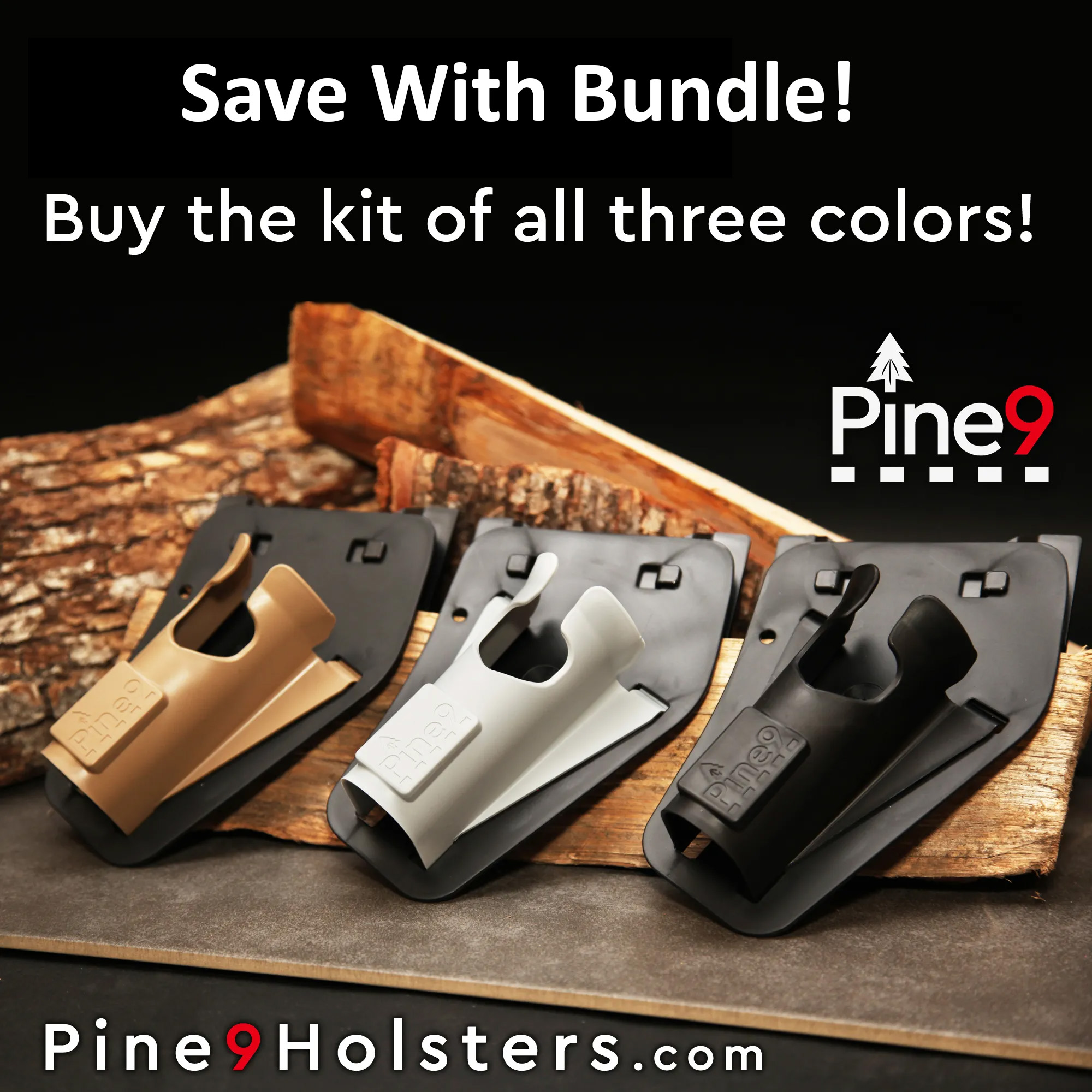 Ambie ~ All 3 Colors Quick Kit! - Pine 9 Holsters