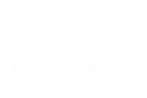 The plan to end chronic homelessness logo