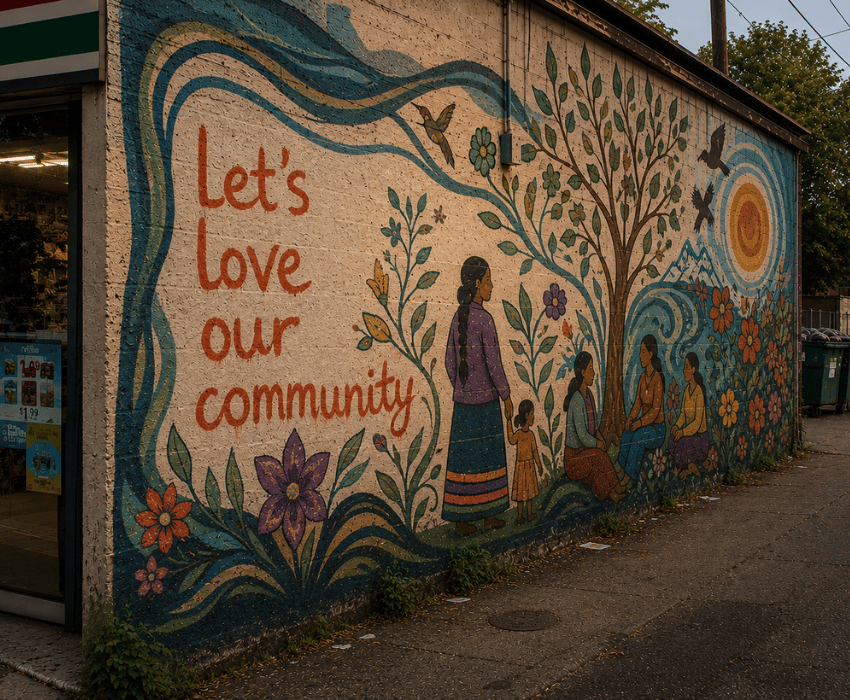 Indigenous art- Let's love our community