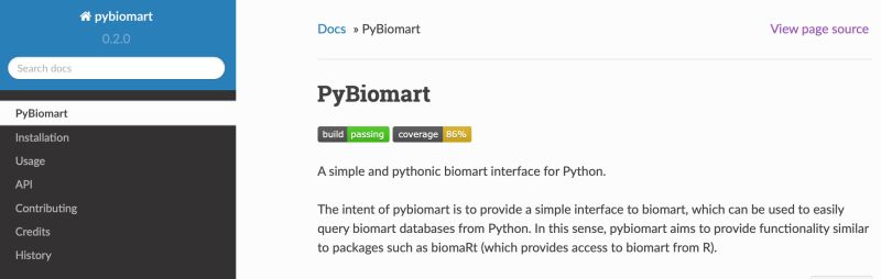 Github Jrderuiter Pybiomart A Simple Pythonic Interface To Biomart - Premium Gradient Wallpaper Gallery - Mobile