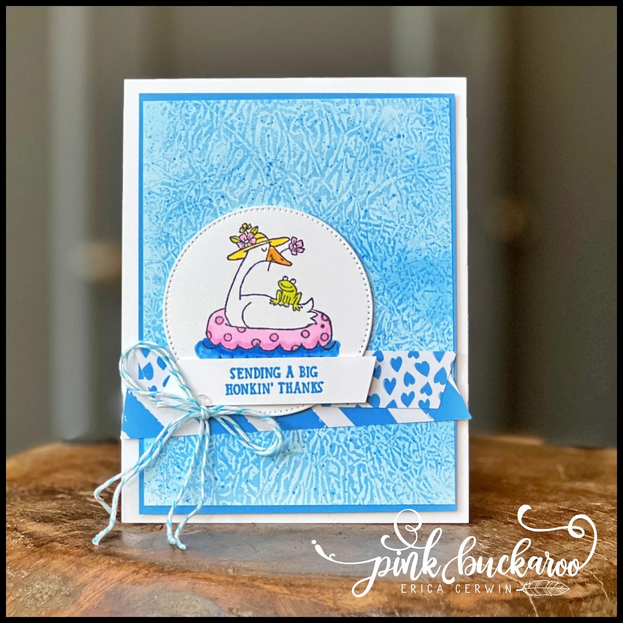 Silly Goose and Azure Afternoon - Pink Buckaroo Designs