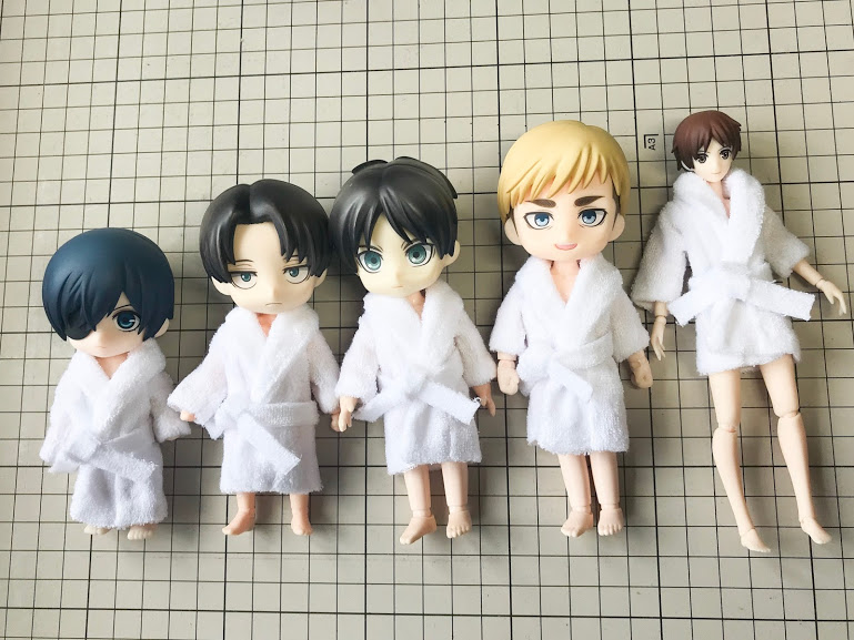 バスローブ、サイズ追加 | ぷりりんのオビツろいど生活