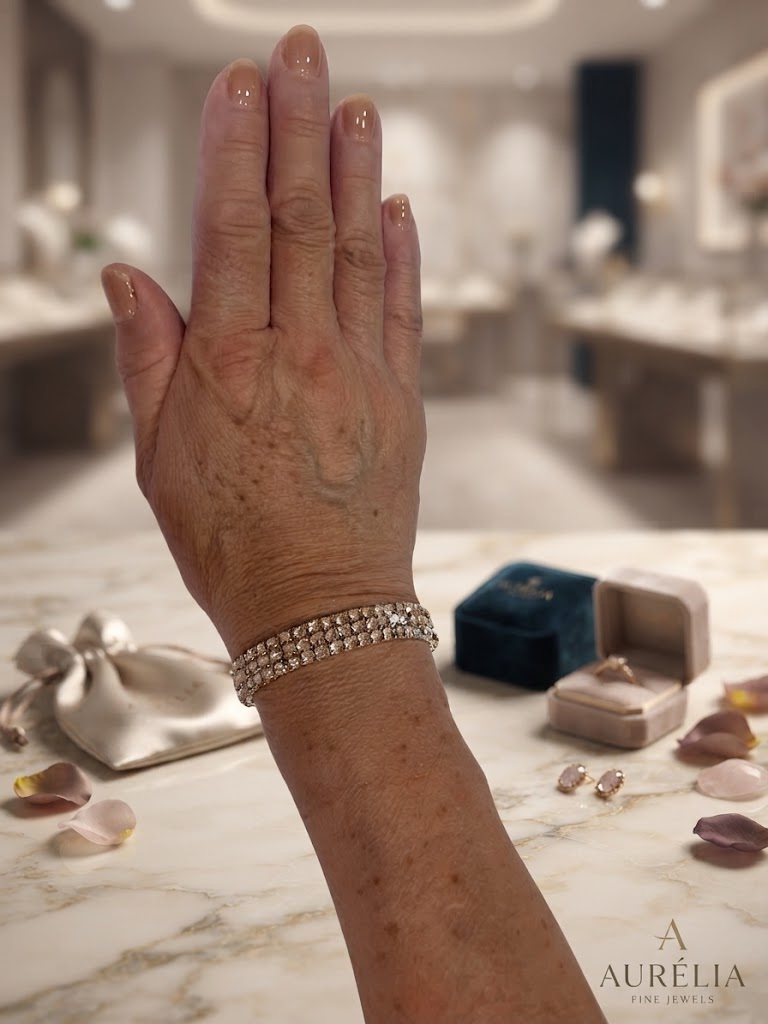 PULSERA DE CRISTAL 3 HILOS