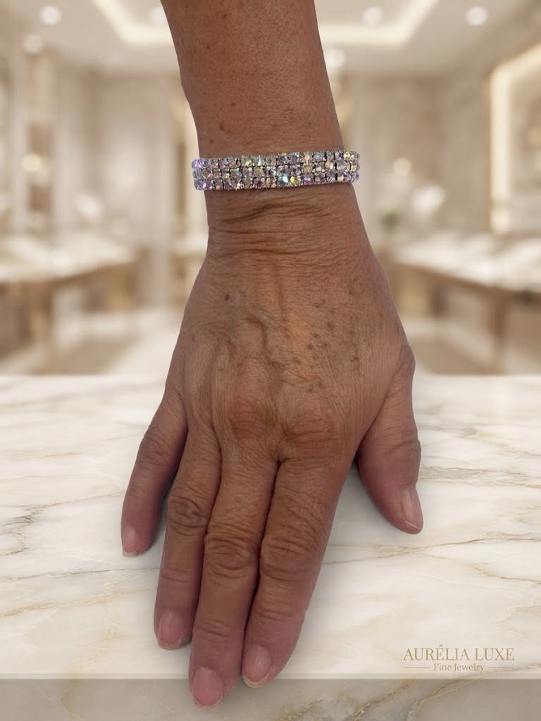 PULSERA DE CRISTAL 3 HILOS - Imagen 3