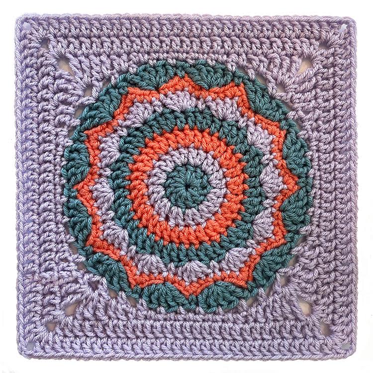 Aurora 12″ Crochet Square