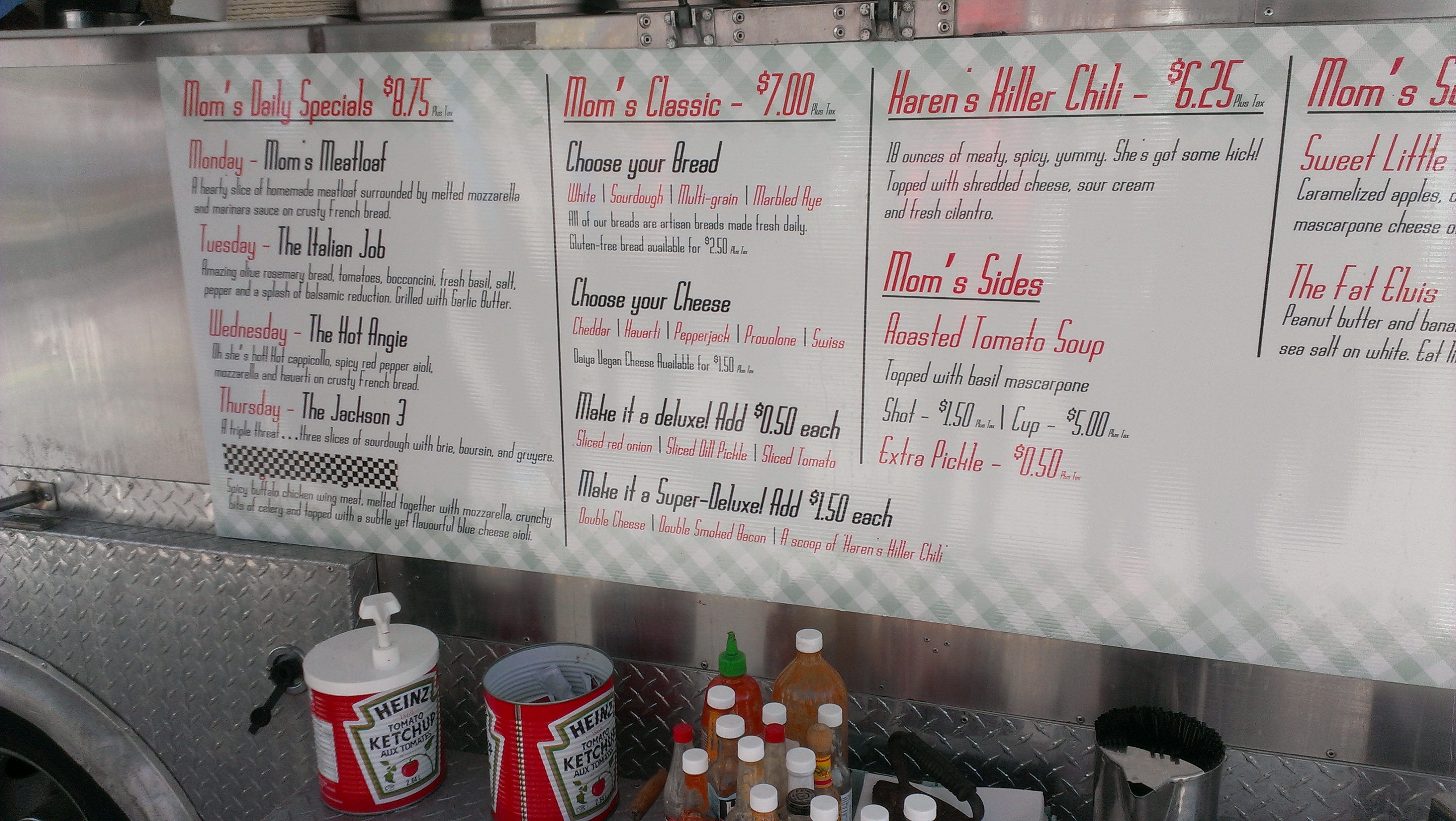 Mom's grilled cheese food truck: gourmet comfort food