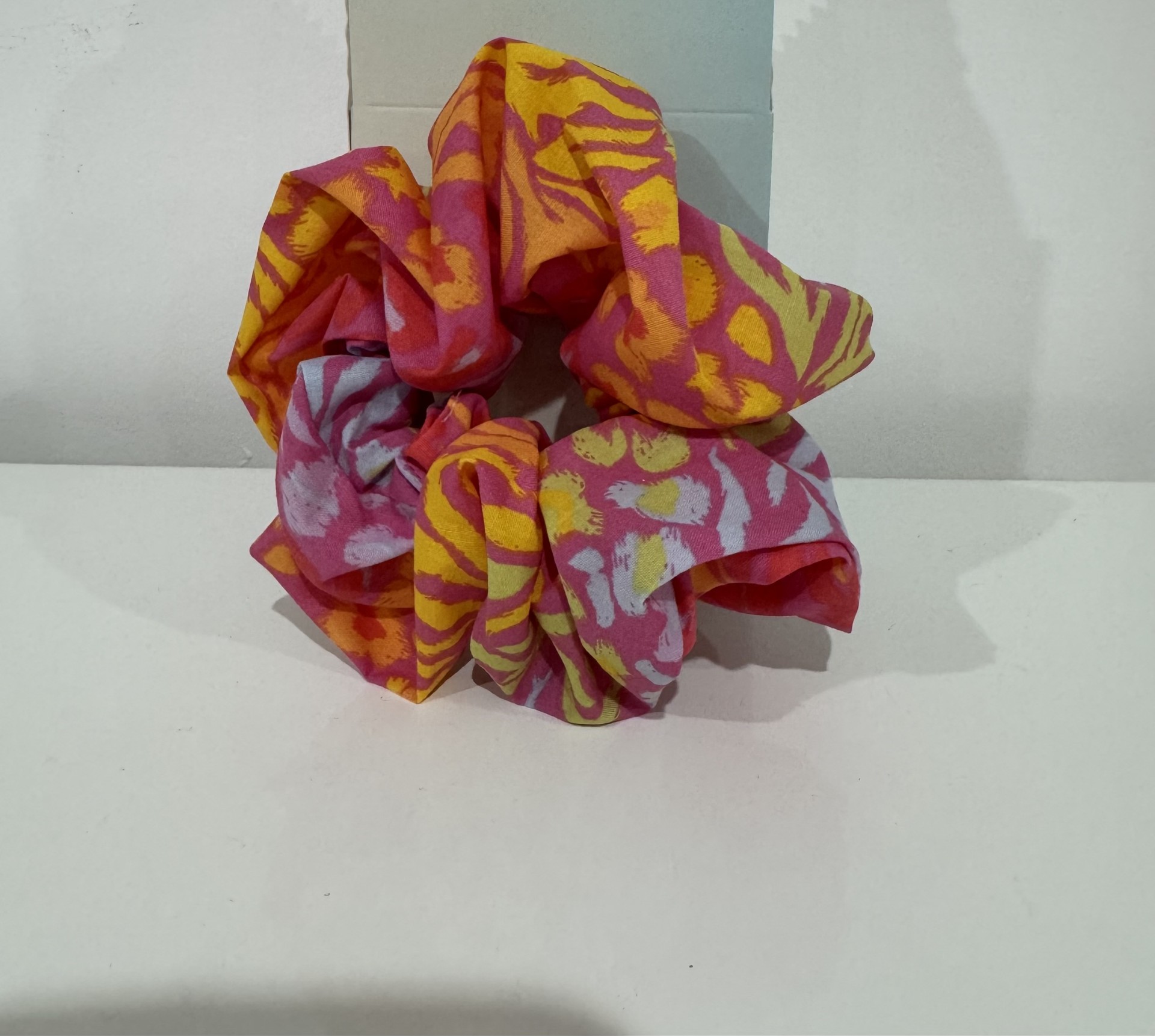 Tropical print Hair Scrunchie