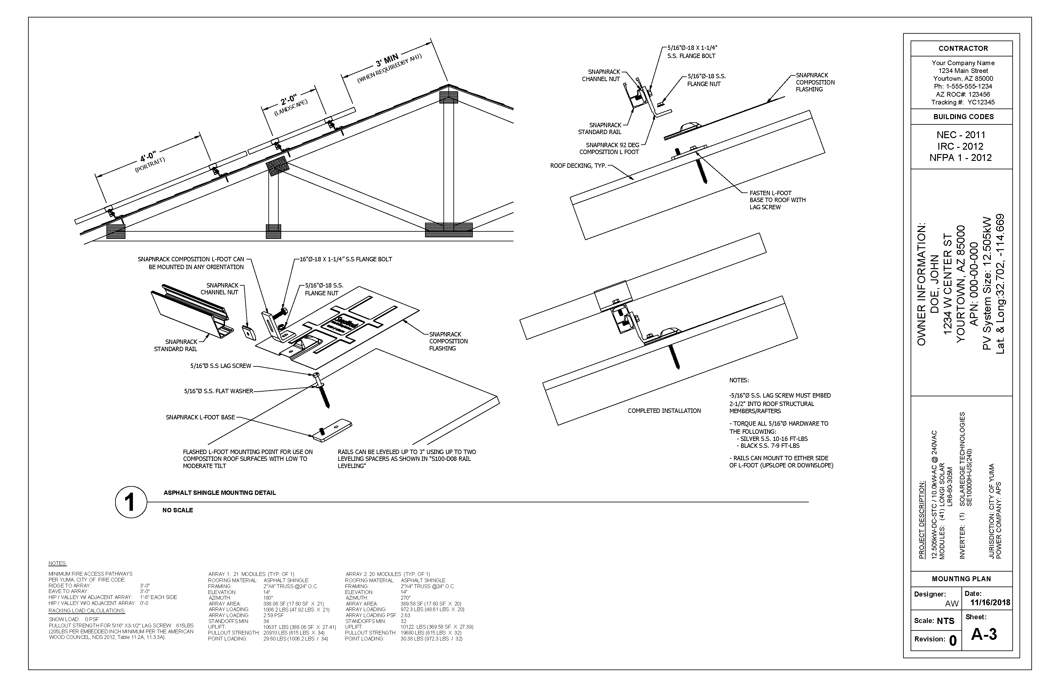 Mounting Plan