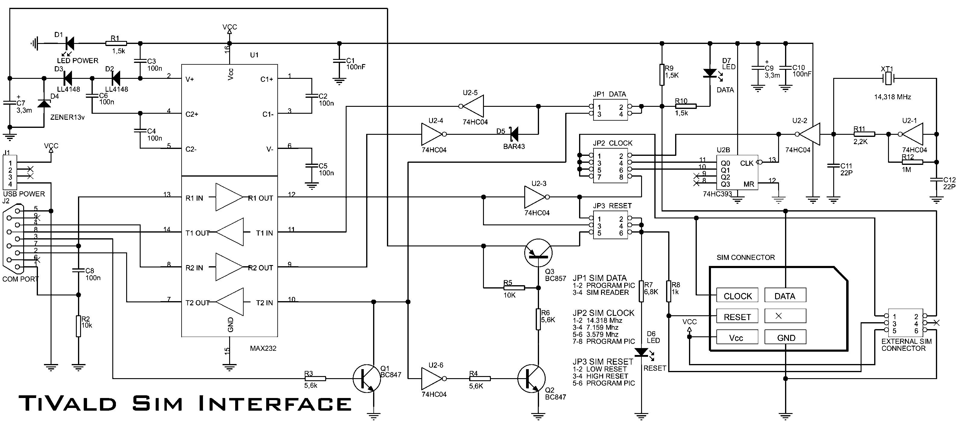 Sim Card Decoder Circuit Diagram Of Sim Card Reader