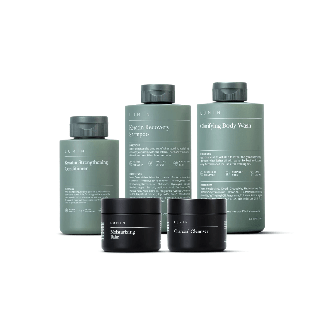 Skincare Modern Bathroom Set by Lumin Pinstripe Men's Lifestyle Magazine