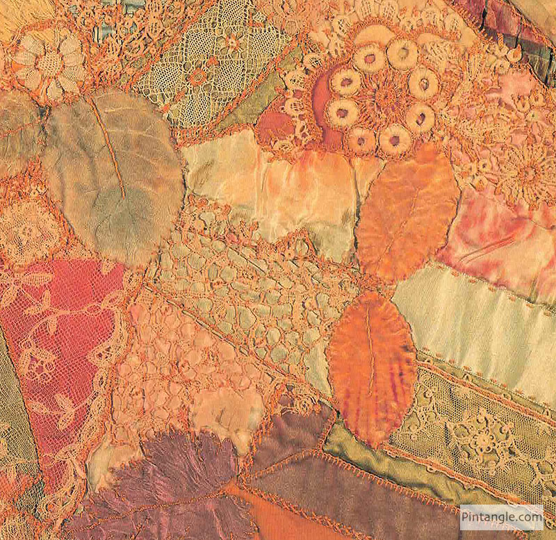 quilting with silk material
